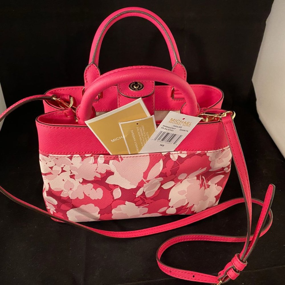 Michael Kors Hailee Floral Granita XS Satchel